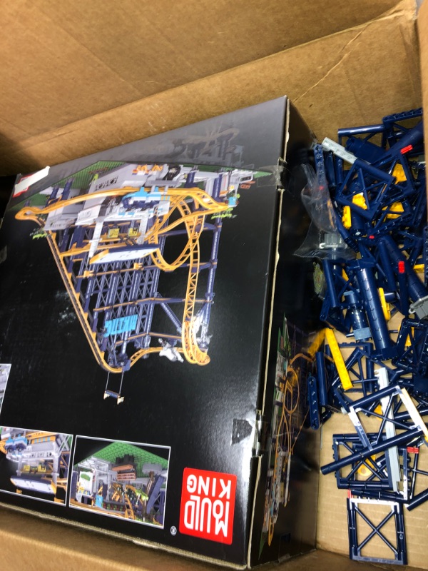 Photo 3 of Mygoci Roller Coaster Building Set with Passenger Train 2023 Newly Release, Electrical Amusement Park Track Education Construction Toy, Great Gift Idea for 14+ Teens & Adults (3238+ Pieces)