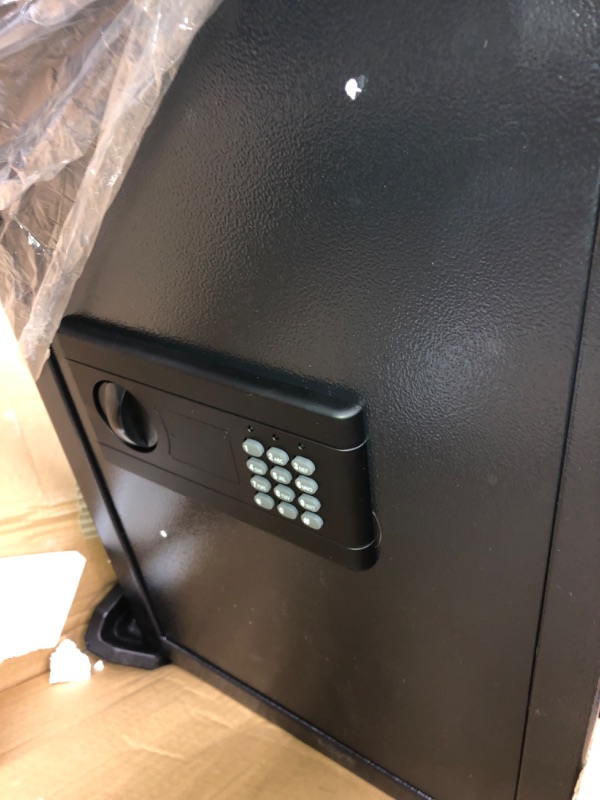 Photo 3 of 25.6" Tall Wall Safes Between the Studs Fireproof, Combination Lock Hidden Safe with Removable Shelf, Heavy Duty Fireproof in Wall Safe with Hidden Bottom Compartment for Documents Money Valuables 25.6" Tall Black Lock
