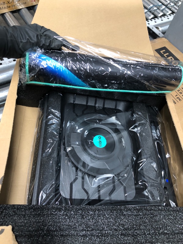 Photo 1 of llano Gaming Laptop Cooling Pad, Laptop Cooler Stand with 5.5inch External Cooling Fan, Fast Cooling Computer Laptop 15-21in, Adjustable Speed, Touch Control, 3-Port USB A, a Mouse Pad Included