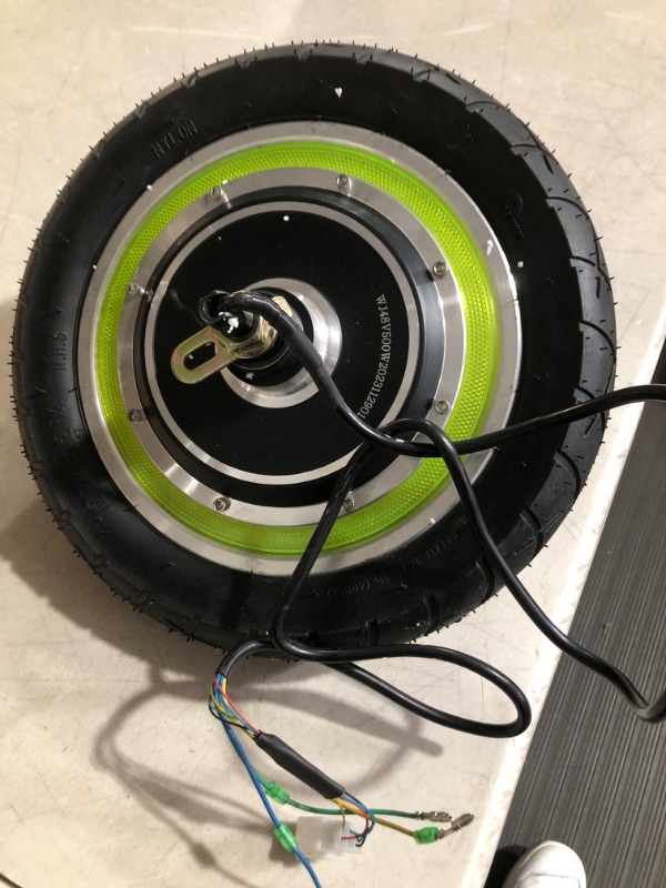 Photo 2 of 12 inch Electric Scooter Hub Motor Wheel 48V 500W Wheel Motor Brushless Gearless Hub Motor E Scooter Conversion Kits 30H Magnet (12inch 48V500W)
