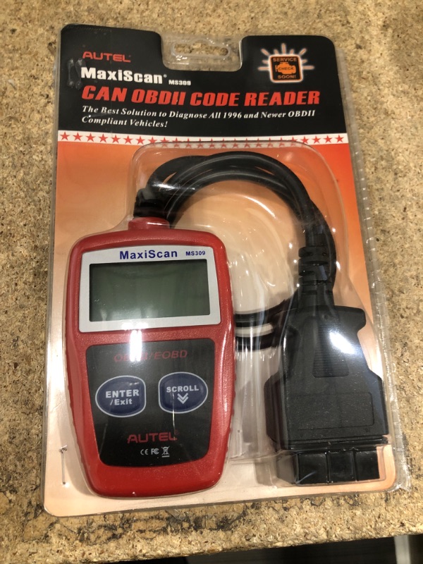 Photo 2 of Autel OBD2 Scanner MS309 Universal Car Engine Fault Code Reader, Check Engine Light and Emission Monitor Status, OBDII CAN Diagnostic Scan Tool