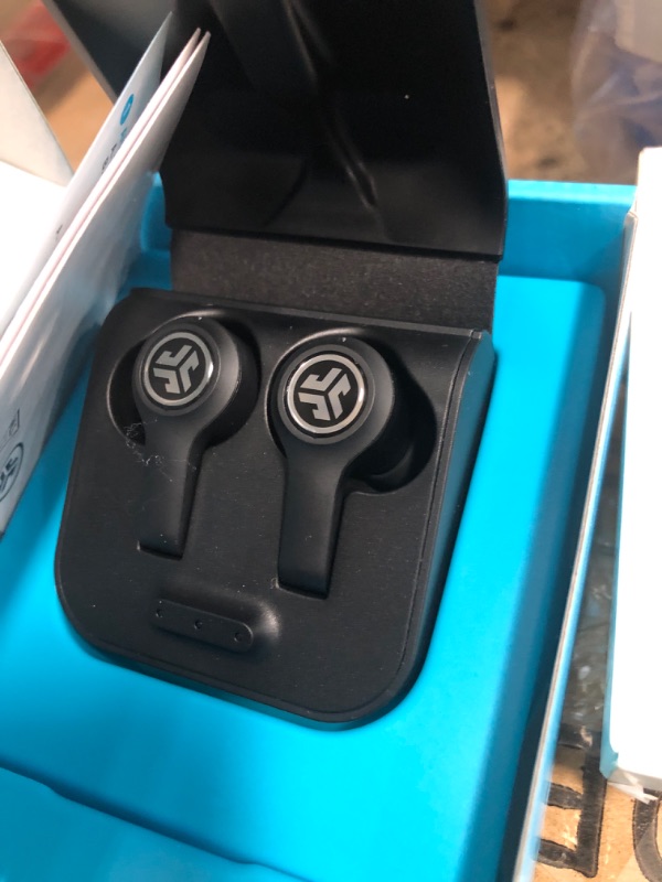 Photo 1 of JLab JBuds Air Executive True Wireless Bluetooth Earbuds + Charging Case, Black, C3 Calling with Dual Microphones, Long Travel Playtime, Bluetooth 5.0 Connection, 3 EQ Sound Settings