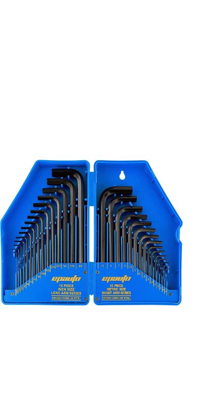 Photo 1 of EPAuto Allen Key Set, 30-Pieces Bike Tool 1/4 Inch Drive Click Torque Wrench Set, 13-Pieces