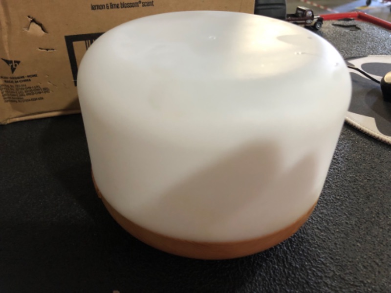 Photo 3 of ***MINOR DAMAGE TO FAUX WOOD FINISH FROM ESSENTIAL OIL*** 
YIKUBEE Essential Oil Diffuser, 500ml Aromatherapy Diffuser 