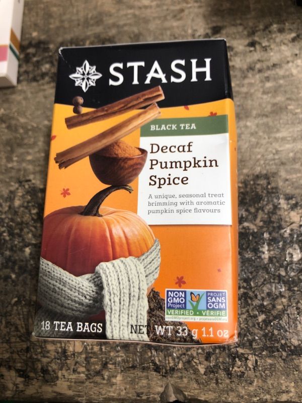 Photo 1 of *9/8/2026* Decaffeinated Tea-Pumpkin Spice - 18 - Bag