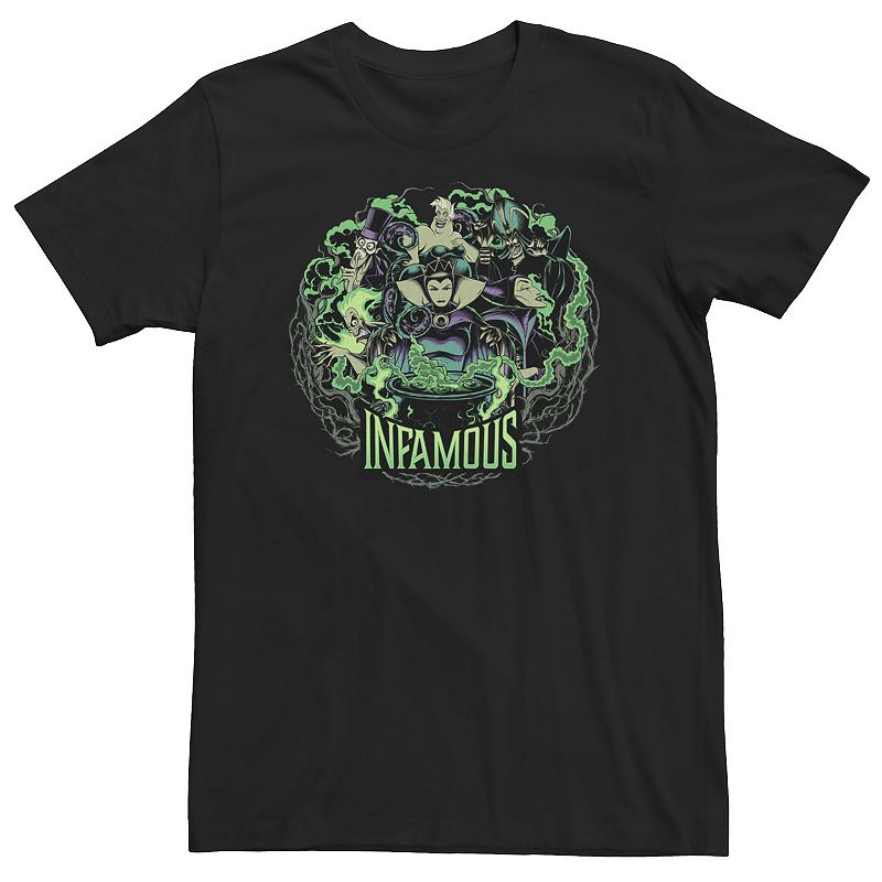 Photo 1 of Big & Tall Disney Villains Infamous Evil Group Tee, Men's, Size: 4XLT, Black
