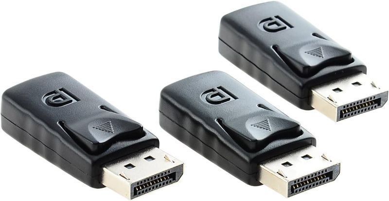 Photo 1 of FREEGENE DisplayPort Headless Ghost Display Emulator for PC 4K DP Dummy Plug 3840x2160@17Hz-3 Pack