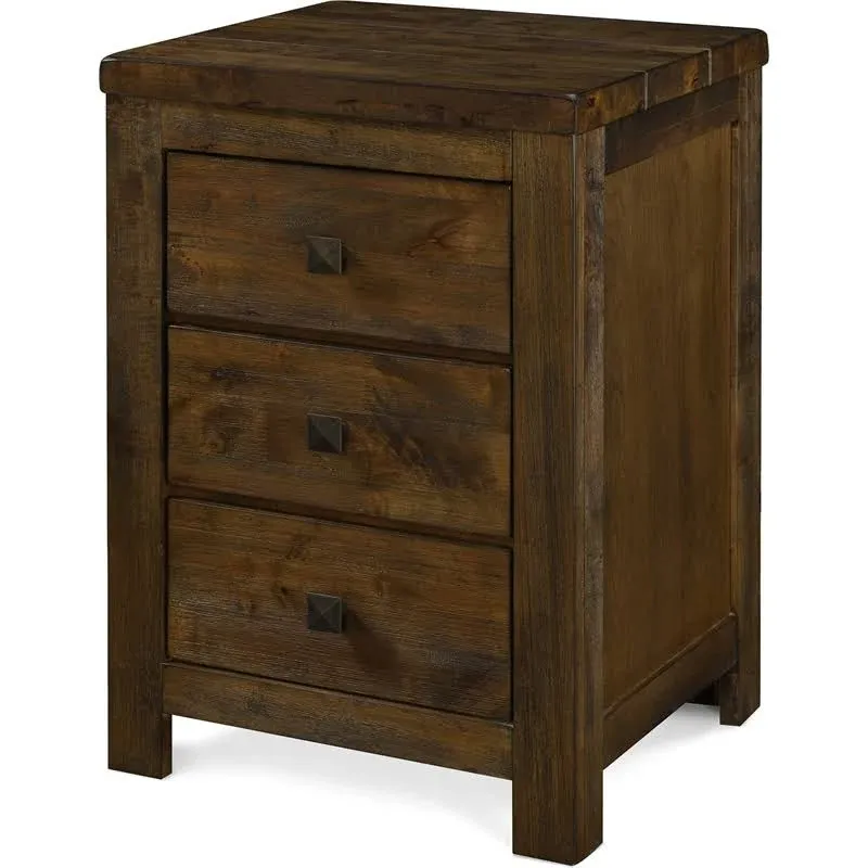 Photo 1 of ********UNKNOWN IF COMPLETE, MAY BE MISSING PARTS************
3 DRAWER RUSTIC BROWN NIGHT STAND.,
*****STOCK PHOTO JUST EXAMPLE*******