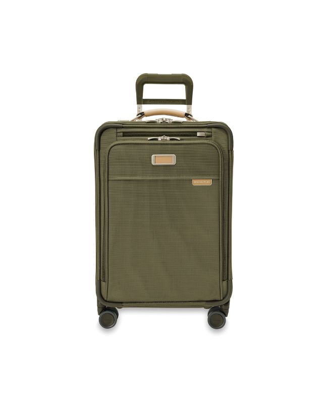 Photo 1 of Briggs & Riley Baseline Essential Carry-on Spinner (Olive) Carry on Luggage
