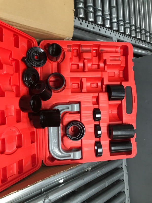 Photo 1 of Orion Motor Tech Master Ball Joint Press Kit & U-Joint Puller Service Tool Set 21PCS - Upper and Lower Ball Joint Removal Tool Kit for Ball Joint Service with C-Press