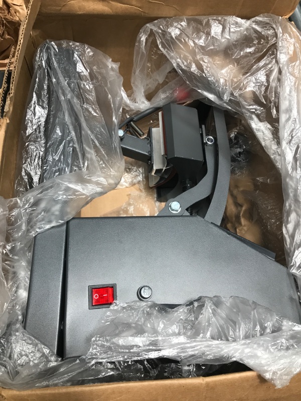 Photo 1 of VEVOR Hat Press Machine 3.5X5.9 Inch Cap Press Heat Press Machine Professional Transfer Hat Press with 12000 Hours Life Digital LCD Timer and Temperature Control (350W)