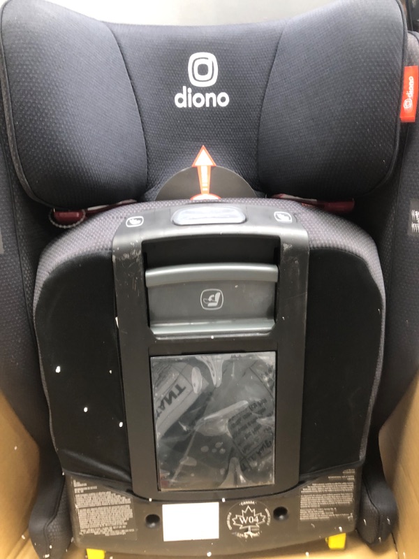 Photo 2 of Diono Monterey 5iST FixSafe High Back Booster Car Seat with Expandable Height and Width, Compact Fold to Full Size Booster, Foldable, Portable Booster for Go-Anywhere Travel, Black Jet