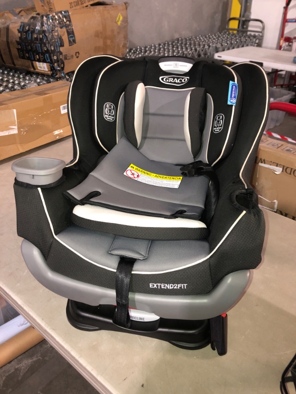 Photo 2 of (READ FULL POST) Graco Extend2Fit Convertible Car Seat, 2023, Gotham
