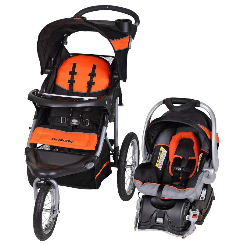 Photo 1 of Baby Trend Expedition Jogger Travel System, Millennium Orange
