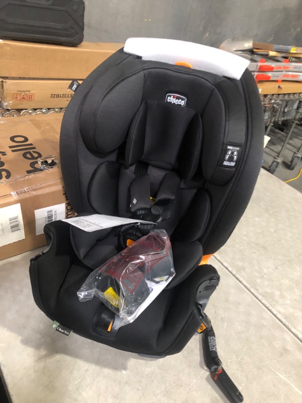 Photo 2 of ***USED - LIKELY MISSING PARTS - UNABLE TO VERIFY FUNCTIONALITY***
Chicco OneFit ClearTex All-in-One Car Seat, Rear-Facing Seat for Infants 5-40 lbs, Forward-Facing Car Seat 25-65 lbs, Booster 40-100 lbs, Convertible Car Seat | Obsidian/Black