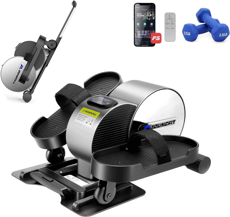 Photo 1 of **unable to test**
Under Desk Elliptical, Electric Seated Pedal Exerciser with Smart APP, Display Monitor and Remote Control, Quiet & Compact Home Office Leg Exerciser While Sitting for Seniors Adults
