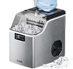 Photo 1 of **UNKNOWN IF FUNCTIONAL PARTS ONLY** Silonn Countertop Ice Cube Ice Makers, 45lbs Per Day, Auto Self-Cleaning 