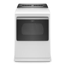 Photo 1 of Whirlpool Smart Capable 7.4-cu ft Steam Cycle Smart Electric Dryer (White) ENERGY STAR