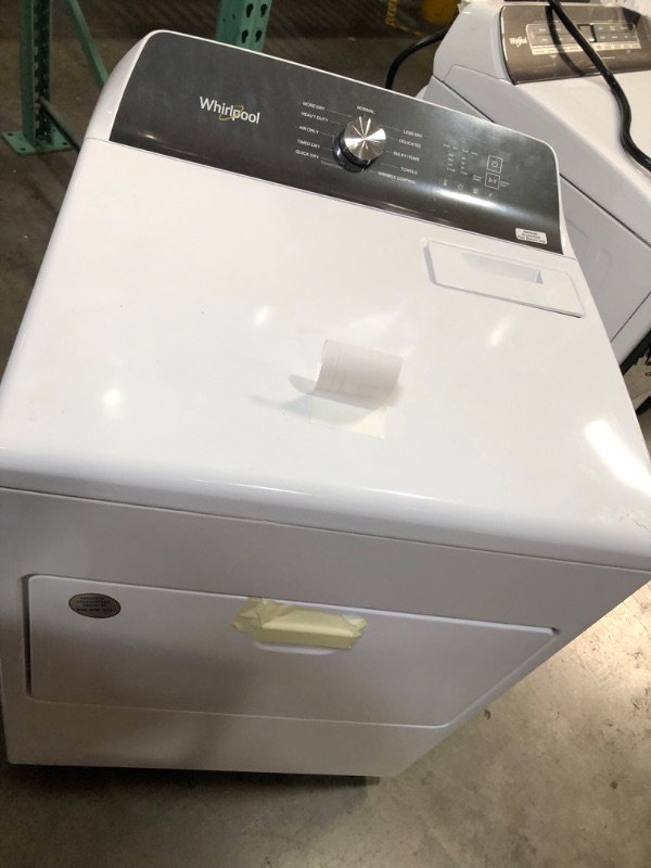 Photo 2 of Whirlpool 7-cu ft Electric Dryer (White)