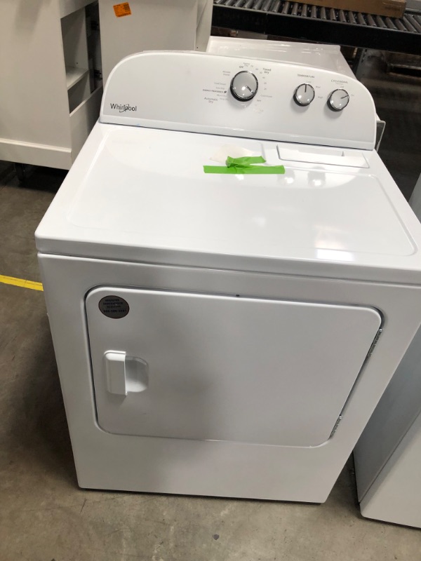 Photo 2 of Whirlpool 7-cu ft Electric Dryer (White)