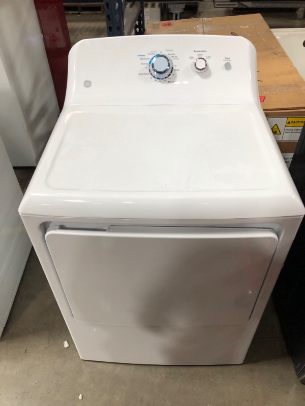 Photo 2 of GE 7.2-cu ft Electric Dryer (White)
