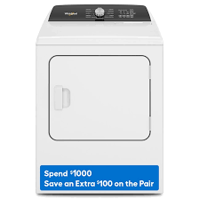 Photo 1 of Whirlpool 7-cu ft Steam Cycle Electric Dryer (White)
