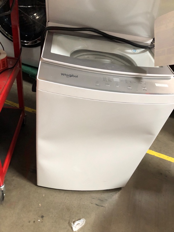 Photo 3 of Whirlpool Electric Stacked Laundry Center with 1.6-cu ft Washer and 3.4-cu ft Dryer
