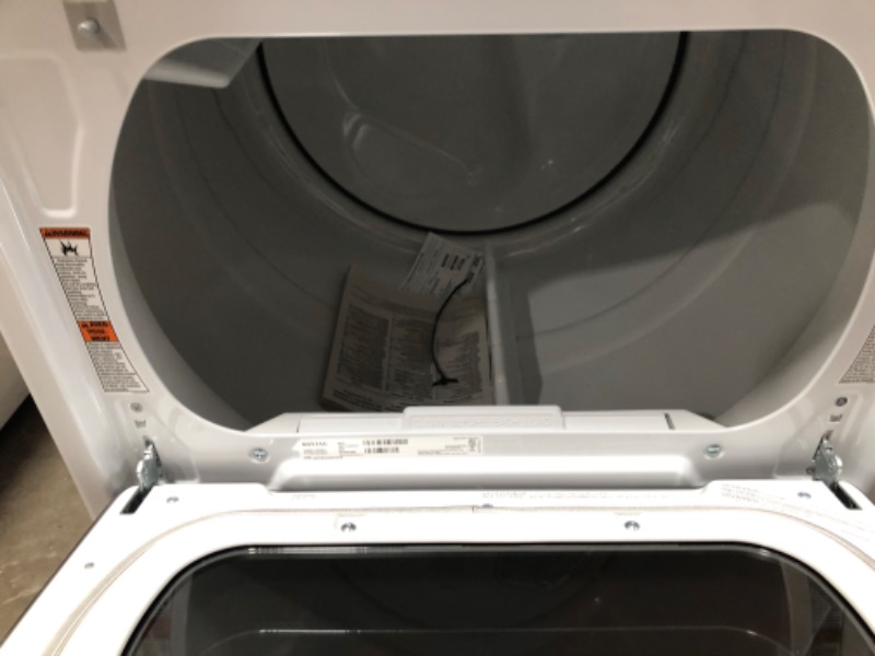 Photo 3 of Maytag Smart Capable 7.4-cu ft Steam Cycle Smart Electric Dryer (White) ENERGY STAR
