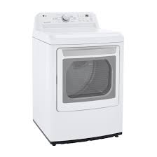 Photo 1 of **UNKNOWN IF FUNCTIONAL UNTESTED, PARTS ONLY** LG 7.3-cu ft Electric Dryer (White) ENERGY STAR

