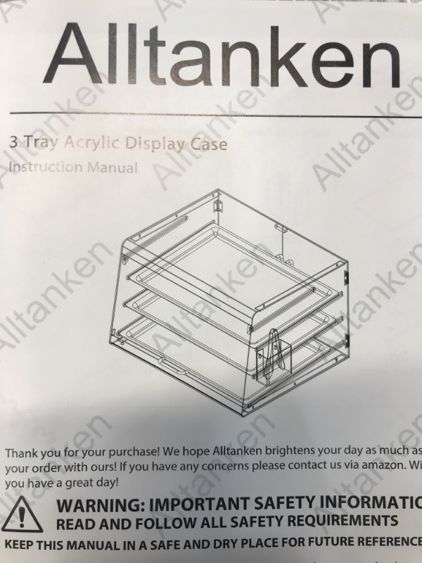 Photo 1 of 3 Tray Acrylic Display Case