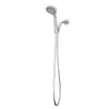 Photo 1 of 4 in. 6-Spray Wall Mount Handheld Shower Head in Brushed Nickel
