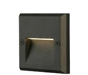 Photo 1 of 10-Watt Equivalent 5.5 in. Low Voltage Black Integrated LED Deck Light ( twp pack ) 
