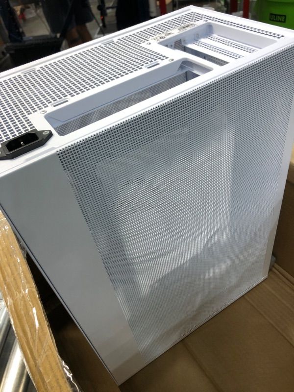 Photo 5 of ASUS Prime AP201 33-Liter MicroATX White case with Tool-Free Side Panels and a Quasi-Filter mesh, with Support for 360 mm Coolers, Graphics Cards up to 338 mm Long, and Standard ATX PSUs