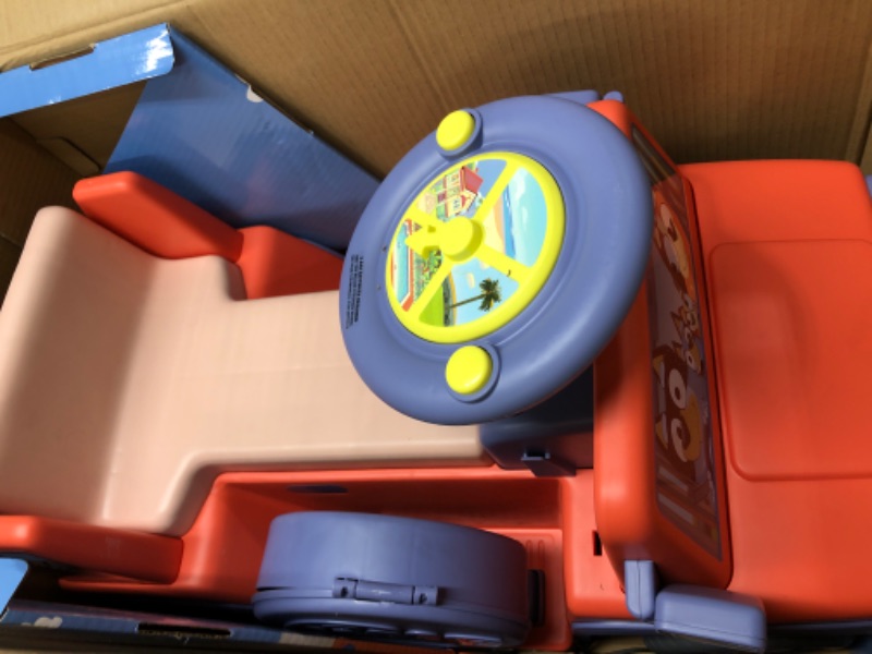 Photo 2 of **SEE NOTES** Bluey 6V Ride On Car for Toddlers - Interactive Electric Car for Kids with Sound Effects & Music, Riding Toy for Boys & Girls, Includes 6V Rechargeable Battery & Charger