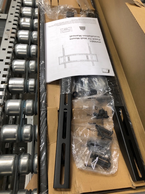 Photo 1 of Home Vision Heavy Duty Fixed TV Wall Mount Holds up to 264LBS,for Most 42-100 inch Large TVs Wall Mount Bracket Fits 16"/18"/24" Studs, VESA 800x600mm, Low Profile Space Saving for LED OLED LCD