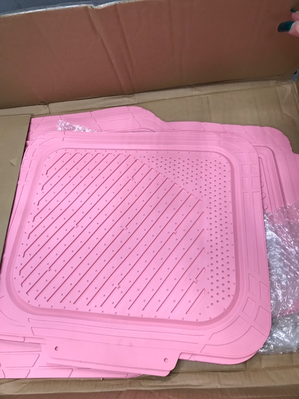 Photo 2 of carpass pink car matts 