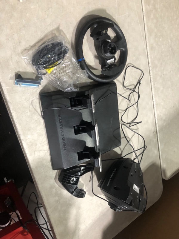 Photo 6 of ***USED - DAMAGED - UNTESTED - SEE COMMENTS***
Thrustmaster T300 RS - Gran Turismo Edition Racing Wheel (PS5,PS4,PC) Black Thrustmaster T300RS Gran Turismo Edition Racing Wheel