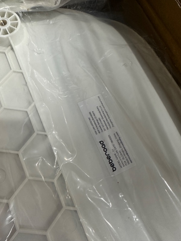 Photo 1 of Baby Changing Table Diaper Changing Tables, Height Ajustable Nursery Changing and Dressing Table Station with Changing Pad Storage Rack Pockets for Newborns Babies and Infants, White