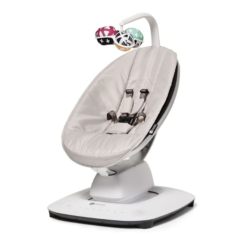 Photo 4 of 4moms MamaRoo Multi-Motion Baby Swing, Bluetooth Baby Swing with 5 Unique Motions, Grey