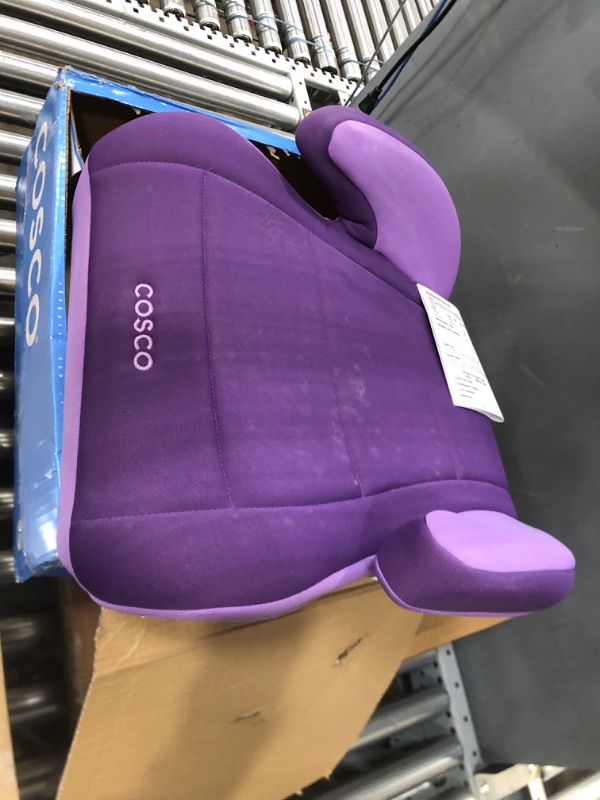 Photo 2 of Cosco Topside Booster Car Seat - Easy to Move, Lightweight Design (Grape), 1 Count (Pack of 1)