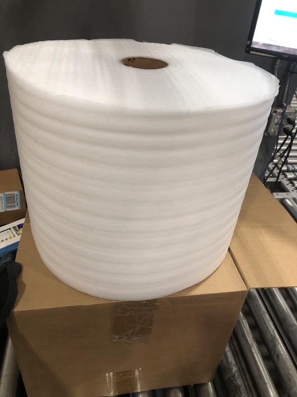 Photo 2 of Uboxes Foam Wrap Roll 320' x 12 Wide 1/16 Thick Cushion - 12 Perforation, White, FOAM11622512 320 Feet