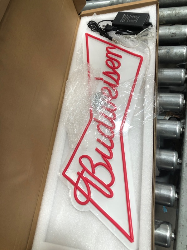 Photo 1 of **DOES FUNCTION, LOOKS GREAT CONDITION** Budweiser Light Sign 