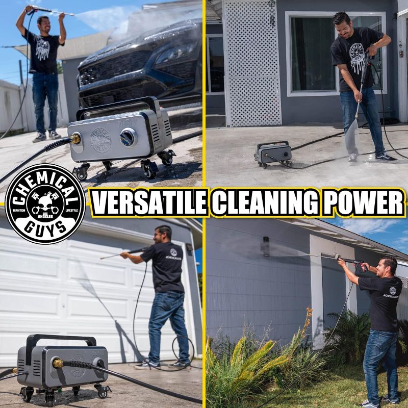 Photo 1 of (READ FULL POST)Chemical Guys EQP408 ProFlow Performance Electric Pressure Washer PM2000, 14.5-Amp, 2030 Max PSI, Max 1.77 GPM, Includes 5 Full Range QC Tips, Cleans Cars, Patios, Driveways, Homes and More
