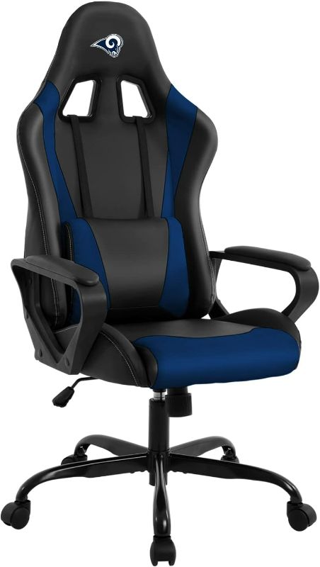 Photo 1 of ***DAMAGED - MISSING PARTS - SEE COMMENTS***
PayLessHere Gaming Chair Ergonomic Office Chair High Back Computer Chair Desk Chair Adjustable Height Swivel Rolling Chair with Lumbar Support for Adults, LA Rams