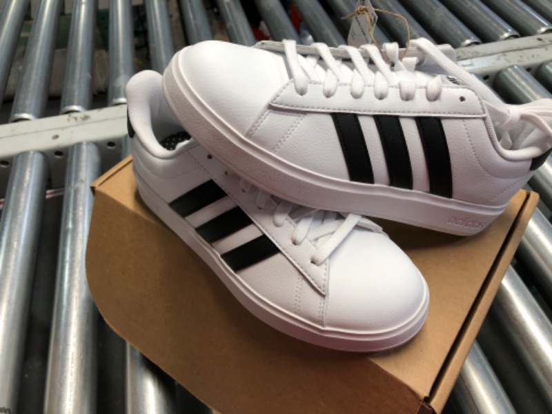 Photo 3 of adidas Women's Grand Court Cloudfoam Lifestyle Court Comfort Casual Sneakers from Finish Line