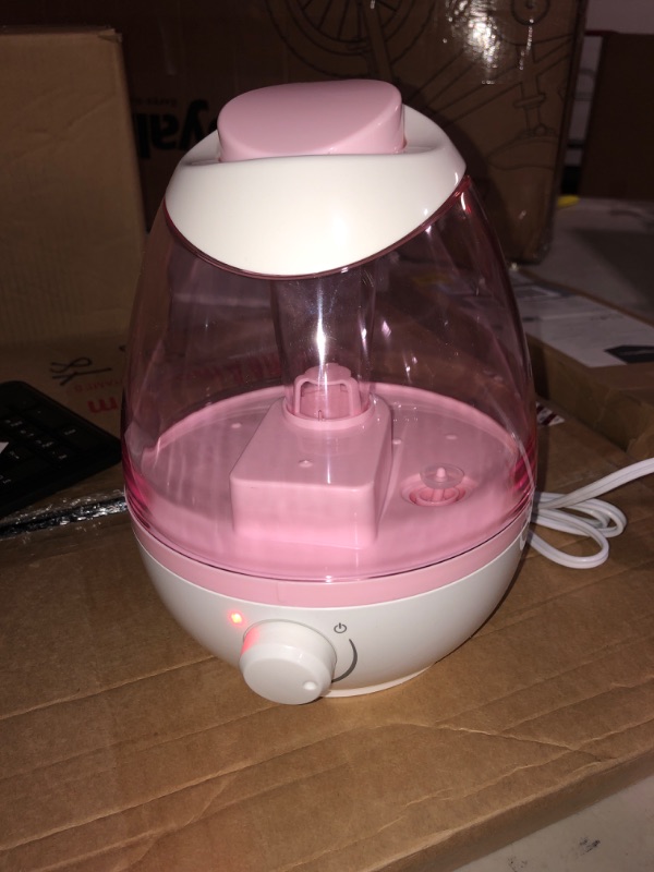 Photo 2 of (NON-REFUNDABLE) Safety 1st Filter Free Cool Mist Humidifier, Pink, Pink