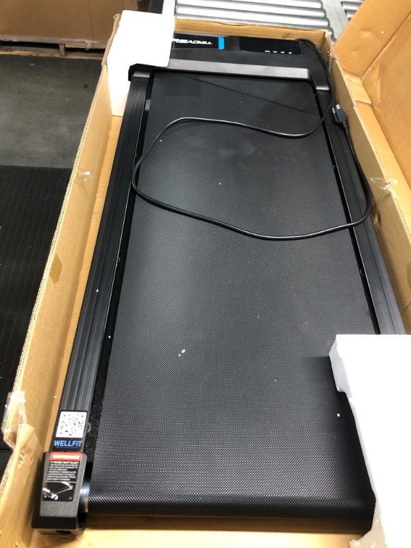 Photo 4 of ***MISSING REMOTE - SEE COMMENTS***
Walking Pad with Incline, Walking Pad Treadmill 300lb Capacity, [Voice Control] Under Desk Treadmill Works with ZWIFT KINOMAP WELLFIT APP, 2.5HP Running Pad Small Treadmill for Home Office Apartment Up To 6% Incline + D