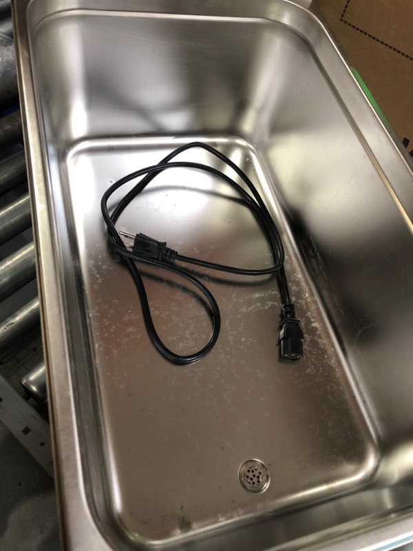 Photo 1 of (see images for damage) VEVOR 30L Industrial Ultrasonic Cleaner with Digital Timer&Heater 40kHz Professional Large 