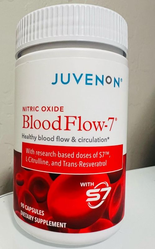 Photo 1 of 
Juvenonn Blood Flow 7 Nitric Oxide (1 Pack: 90 Capsules)