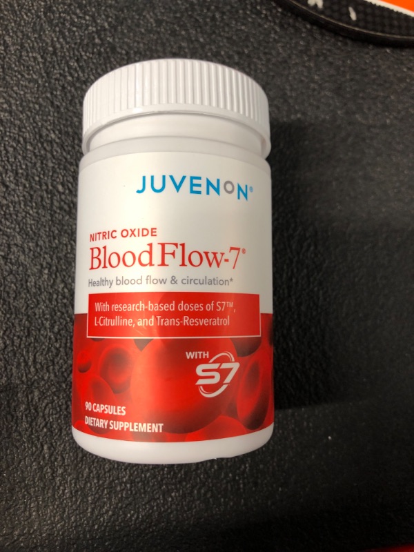 Photo 2 of 
Juvenonn Blood Flow 7 Nitric Oxide (1 Pack: 90 Capsules)